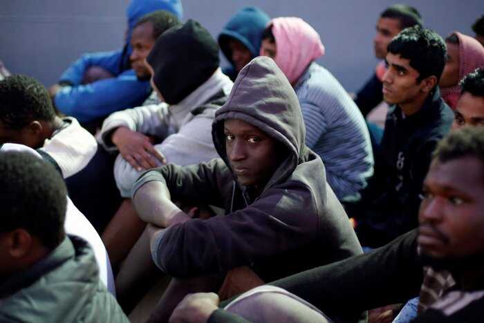 Five suspected human traffickers detained in Libya, 104 migrants freed from underground chambers