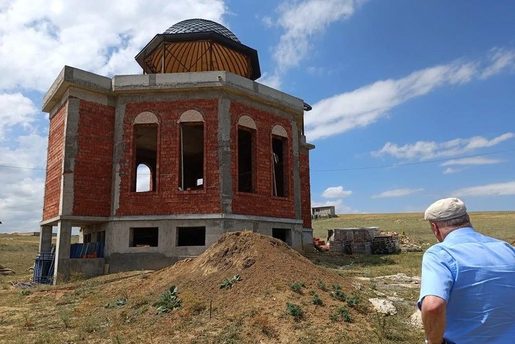 Строительство квартальной мечети в Сергокале